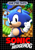 Size: 1485x2100 | Tagged: safe, artist:showingrowin, sonic the hedgehog, hedgehog, sonic the hedgehog (1991), 2021, 3d, abstract background, box art, bridge, classic sonic, classic sonic (universe), clouds, grass, looking at viewer, loop, male, palm tree, pointing, redraw, smile, smiling at viewer, solo, tree, wagging finger, water