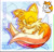 Size: 1179x1127 | Tagged: safe, artist:just1cy, miles "tails" prower, 2022, echo background, eyebrow clipping through hair, looking at viewer, outline, redraw, reference inset, signature, smile, smiling at viewer, solo, watermark, wink, wrapped in tails