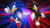 Size: 1192x670 | Tagged: safe, artist:soniclover82, shadow the hedgehog, sonic the hedgehog, alternate version, duo, wallpaper