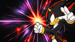 Size: 1192x670 | Tagged: safe, artist:soniclover82, shadow the hedgehog, alternate version, solo, wallpaper