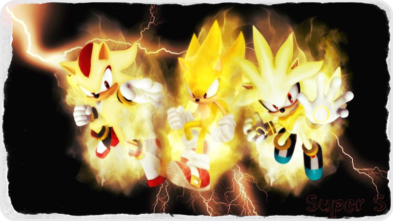 Super Sonic Vs Super Shadow Vs Super Silver