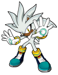 Size: 2048x2643 | Tagged: safe, editor:blackeditsgalore, silver the hedgehog, 2023, black edit, dark skin, edit, frown, looking at viewer, simple background, solo, transparent background