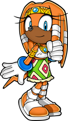 Size: 1729x3072 | Tagged: safe, editor:blackeditsgalore, tikal, 2025, black edit, dark skin, edit, simple background, smile, solo, transparent background