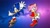 Size: 1920x1080 | Tagged: safe, artist:soniclover82, amy rose, sonic the hedgehog, amy x sonic, duo, shipping, straight, wallpaper