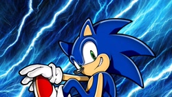 Size: 1920x1080 | Tagged: safe, artist:soniclover82, sonic the hedgehog, solo, wallpaper