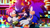 Size: 1000x563 | Tagged: safe, artist:ladygt, amy rose, metal sonic, sonic the hedgehog, hedgehog, sonic cd, 2012, :o, abstract background, black sclera, classic amy, classic metal sonic, classic sonic, classic sonic (universe), collision chaos zone, female, glowing eyes, looking at each other, looking at them, male, mouth open, outdoors, robot, trio