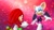 Size: 1920x1080 | Tagged: safe, artist:nibroc-rock, artist:soniclover82, knuckles the echidna, rouge the bat, 3d, duo, wallpaper