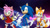 Size: 1192x670 | Tagged: safe, artist:soniclover82, amy rose, miles "tails" prower, sonic the hedgehog, 3d, alternate version, trio, wallpaper