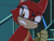 Size: 2048x1536 | Tagged: safe, artist:roomaru, editor:roomaru, gadget the wolf, wolf, sonic x, 2017, abstract background, clenched fist, clenched teeth, edit, edited screencap, frown, looking offscreen, male, solo, sonic x style, standing, style emulation
