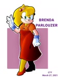 Size: 768x1024 | Tagged: safe, artist:cerberustheterrible, brenda the hedgehog