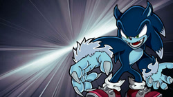 Size: 1192x670 | Tagged: safe, artist:soniclover82, sonic the werehog