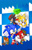 Size: 827x1279 | Tagged: safe, artist:nonicpower, knuckles the echidna, miles "tails" prower, shadow the hedgehog, sonic the hedgehog, oc, echidna, fox, hedgehog, group, hat, male, unknown species, unnamed oc