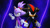 Size: 1192x670 | Tagged: safe, artist:soniclover82, blaze the cat, shadow the hedgehog, 3d, abstract background, duo, female, frown, looking at viewer, male, needs more jpeg