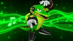 Size: 1920x1080 | Tagged: safe, artist:soniclover82, vector the crocodile