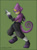 Size: 442x600 | Tagged: safe, artist:souldreamx, espio the chameleon, 2004, chameleon, green background, looking at viewer, male, ninja star, pants, simple background