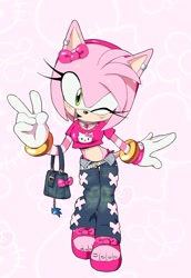 Size: 750x1089 | Tagged: safe, artist:chaosc0ntr0l, amy rose