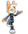 Size: 1242x1478 | Tagged: safe, artist:avathecorgi, oc, oc:ava the corgi, dog, 2020, blushing, clothes, corgi, female, flat colors, fully clothed, looking offscreen, oc only, simple background, smile, solo, transparent background, walking