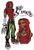 Size: 1412x2048 | Tagged: safe, artist:kiioki11, knuckles the echidna, human, chain, character name, clothes, dark skin, humanized, male, necklace, simple background, solo, white background