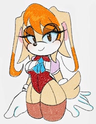 Size: 862x1111 | Tagged: safe, artist:kinzie, vanilla the rabbit