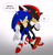 Size: 1722x1794 | Tagged: safe, artist:guitar_00000001, shadow the hedgehog, sonic the hedgehog, 2025, carrying them, dialogue, duo, gradient background, korean text, smile, speech bubble