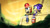 Size: 3840x2160 | Tagged: safe, artist:ameerashourdraws, sally acorn, sonic the hedgehog, chipmunk, hedgehog, sonic and the black knight, 2019, archie sonic the hedgehog, building, duo, female, looking at nature, male, no vest, sally x sonic, sally's ringblader outfit, shipping, sitting, speech bubble, straight, sun, sunset, sword, weapon