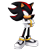 Size: 2500x2500 | Tagged: safe, artist:nibroc-rock, shadow the hedgehog, 3d, simple background, solo, suit, transparent background