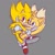 Size: 800x800 | Tagged: safe, artist:marty_jade23, miles "tails" prower, sonic the hedgehog, super sonic, super tails, 2022, age difference, blushing, duo, gay, grey background, holding each other, looking at viewer, mouth open, shipping, simple background, smile, sonic x tails, super form, treads