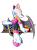 Size: 1504x2048 | Tagged: safe, artist:3511vo, rouge the bat, sonic adventure 2, 2021, lidded eyes, looking offscreen, outline, redraw, simple background, smile, solo, standing, transparent background, white outline