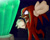 Size: 2048x1649 | Tagged: safe, artist:renegadeknucks, knuckles the echidna, 2024, angry, clenched fist, clenched teeth, crying, dark skin, hand up, looking at something, master emerald, master emerald shrine, nighttime, outdoors, shaking, sharp teeth, side view, solo, standing, tears, tears of anger
