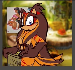 Size: 605x563 | Tagged: safe, artist:tr4l3_, sticks the badger