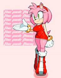 Size: 1712x2194 | Tagged: safe, artist:champchidi, amy rose