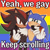 Size: 2048x2048 | Tagged: safe, artist:tenderandmilder, shadow the hedgehog, sonic the hedgehog, 2026, blushing, caption, duo, english text, gay, gay pride, gun, looking at viewer, meme, middle finger, outline, pride, pride flag background, shadow x sonic, shipping, smile, text, yeah we gay
