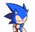 Size: 1793x1604 | Tagged: safe, artist:4brandonjs4, sonic the hedgehog, 2025, classic sonic, classic sonic (universe), hand on hip, lidded eyes, simple background, smile, smug, solo, standing, white background