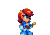 Size: 268x189 | Tagged: safe, artist:raizzeldaizzel, sally acorn, chipmunk, hybrid, squirrel, sonic mania, 2025, animated, archie sonic the hedgehog, female, gif, holding something, idle, looking at something, looking at viewer, pixel art, simple background, solo, sprite, standing, style emulation, transparent background
