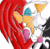 Size: 1356x1324 | Tagged: safe, artist:toxic-tooth-paste, knuckles the echidna, rouge the bat, 2008, blushing, duo, eyelashes, eyes closed, female, holding them, kiss, kiss on lips, knuxouge, male, shipping, simple background, sketch, standing, straight, white background
