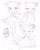 Size: 1584x2000 | Tagged: safe, artist:tamjeong_sonic, cosmo the seedrian, miles "tails" prower, fox, seedrian, 2026, blushing, cosmobetes, cute, duo, eyes closed, female, greyscale, korean text, male, monochrome, mouth open, shipping, simple background, sketch, smile, solo focus, straight, sweater, tailsmo