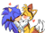 Size: 846x627 | Tagged: safe, artist:fannfare, miles "tails" prower, sonic the hedgehog, 2017, age difference, blushing, duo, eyes closed, gay, heart, kiss, shipping, simple background, sketch, sonic boom (tv), sonic x tails, white background