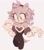 Size: 1014x1159 | Tagged: safe, artist:avearaxx_, amy rose, hedgehog, 2025, female, grey background, mouth open, outfit swap, rouge's heart top, simple background, solo, standing
