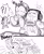 Size: 1696x2048 | Tagged: safe, artist:edlucavalden, charmy bee, vector the crocodile, bee, crocodile, owl, 2026, angry, cross popping vein, diabetes, dialogue, eating, english text, exclamation mark, food, happy, heart, laughing, male, monochrome, nite the owl, question mark, riding on shoulder, simple background, smile, standing, text, trio, white background