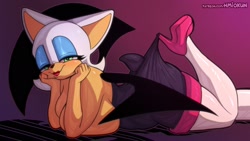 Size: 1920x1080 | Tagged: suggestive, artist:hmiokun, rouge the bat