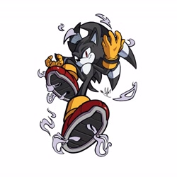 Size: 4096x4096 | Tagged: safe, artist:biolizard02, 2021, simple background, smile, solo, terios the hedgehog, white background