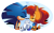Size: 1680x1050 | Tagged: safe, artist:risziarts, sally acorn, sonic the hedgehog, chipmunk, hedgehog, 2023, duo, eyes closed, female, heart, holding hands, male, remake, sally x sonic, sally's ringblader outfit, shipping, smile, snuggling, straight