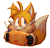 Size: 600x580 | Tagged: safe, artist:mybrotherisazombot, miles "tails" prower, fox, 2025, aviator jacket, clothes, jacket, looking offscreen, male, miles electric, no mouth, simple background, solo, transparent background