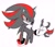 Size: 2000x1702 | Tagged: safe, artist:guitar_00000001, shadow the hedgehog, 2025, fingerless gloves, simple background, solo, standing, white background
