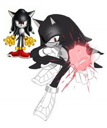 Size: 1181x1409 | Tagged: safe, artist:guitar_00000001, 2025, reference inset, simple background, smile, solo, terios the hedgehog, white background