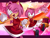 Size: 4320x3240 | Tagged: safe, artist:tealistar, amy rose, hedgehog, 2026, absurd res, classic amy, english text, female, lesbian, lesbian amy, lesbian pride, my sweet passion, piko piko hammer, pride, self paradox, smile, solo, song lyrics, text, treads, triality, v sign, wink