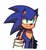 Size: 579x628 | Tagged: safe, artist:bryanjo97527502, sonic the hedgehog, hedgehog, 2026, frown, looking offscreen, male, simple background, solo, standing, white background