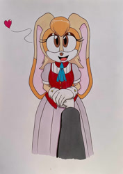 Size: 828x1169 | Tagged: safe, artist:killerteddybear94, vanilla the rabbit