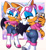 Size: 2748x3004 | Tagged: suggestive, artist:sarukaiwolf, rouge the bat, bat, alternate outfit, belly button, crop top, duality, eyewear on head, heart, jeans, midriff, outline, phone, signature, smile, solo, sparkles, sunglasses