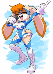 Size: 2925x4096 | Tagged: safe, artist:artsjohng, vanilla the rabbit